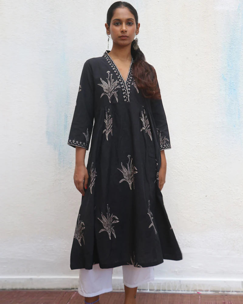 Pratima Block Printed Cotton Kurti